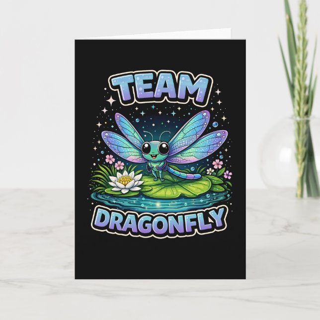Team Dragonfly Helgkort (Framsida)