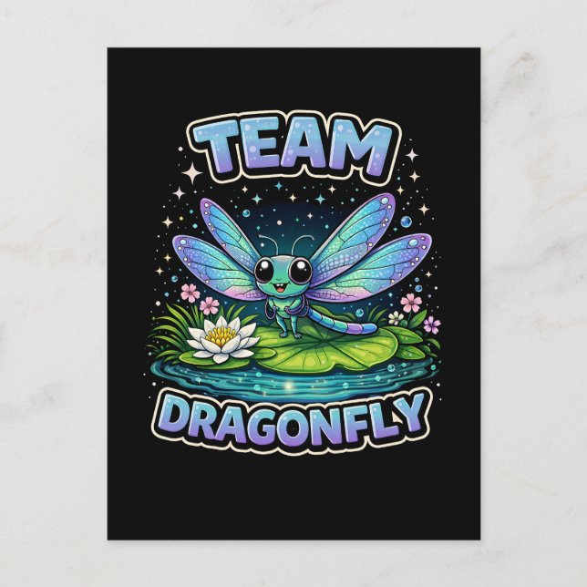 Team Dragonfly Vykort (Framsida)
