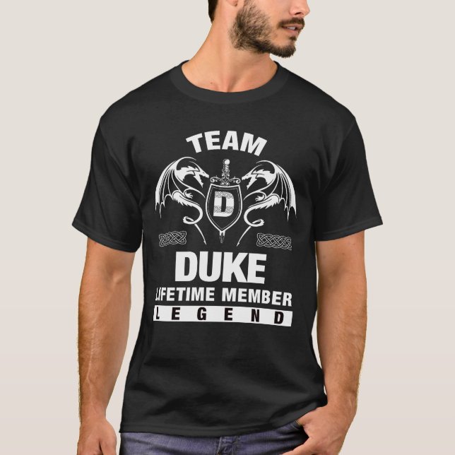 Team DUKE - Livstidsmedlem T Shirt (Framsida)