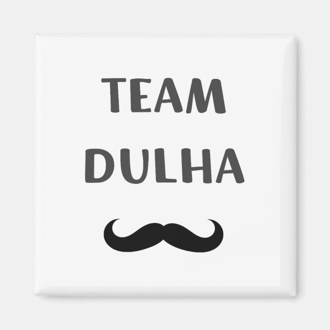 Team Dulha (team Groom) Indiska södra asiatiska Br Magnet (Framsidan)