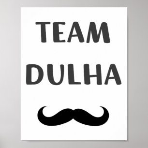 Team Dulha (team Groom) Indiska södra asiatiska Br Poster