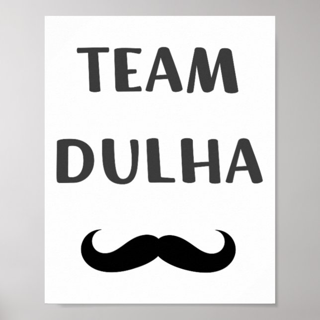 Team Dulha (team Groom) Indiska södra asiatiska Br Poster (Framsidan)