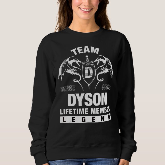 Team Dyson-livstidsmedlem T Shirt (Framsida)