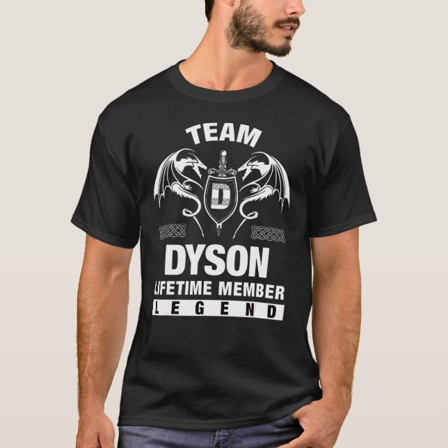 Team Dyson-livstidsmedlem T Shirt (Framsida)