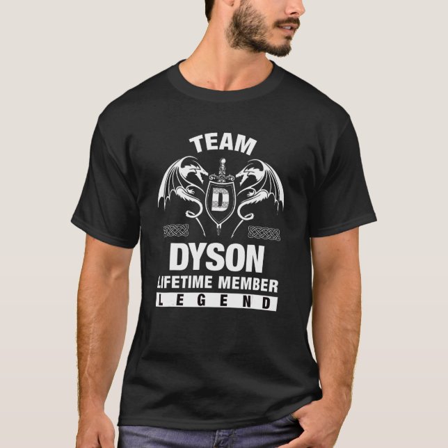 Team Dyson-livstidsmedlem T Shirt (Framsida)
