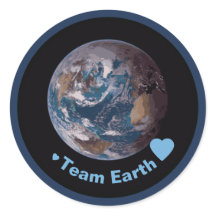 "Team Earth" Blå Marmor