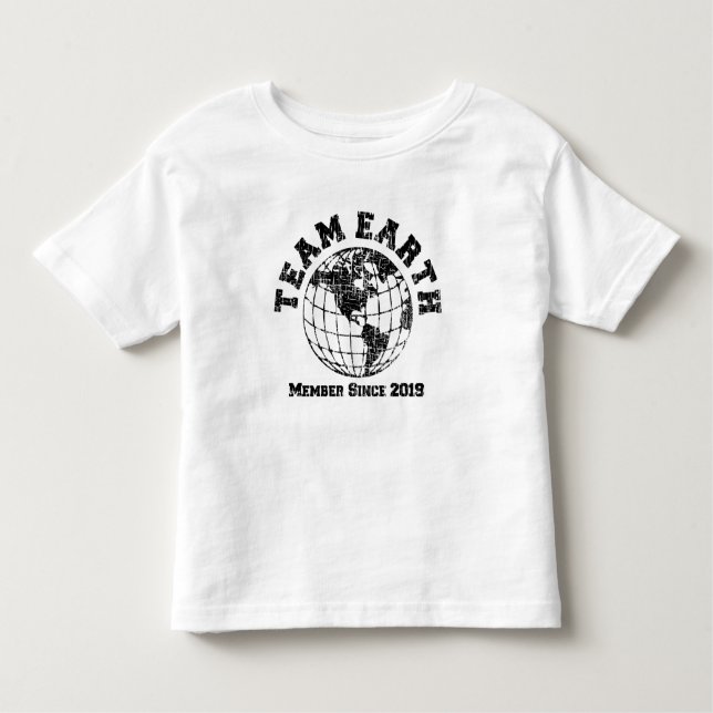 Team Earth Member sedan 2019 Kids Tee (Framsida)