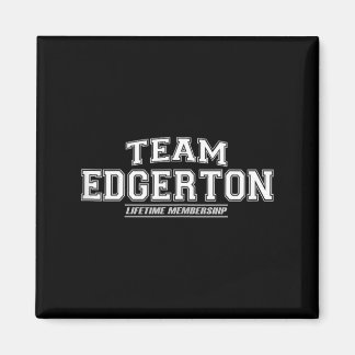 Team Edgerton _ Stolt Familj Efternamn Nachname Magnet