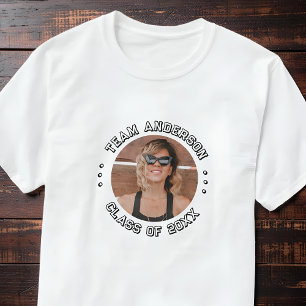 Team [Efternamn] Examen Foto Klass 20XX T Shirt