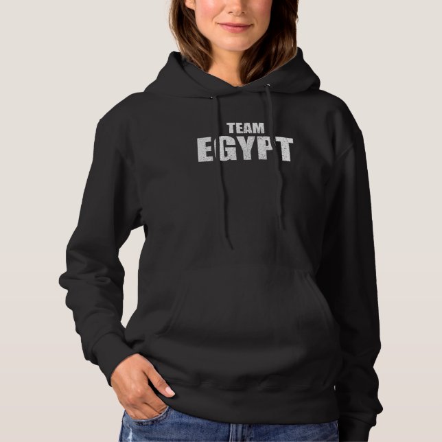 Team Egypt Landssupport T Shirt (Framsida)
