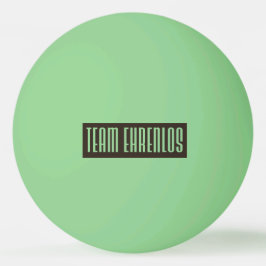 Team Ehrenlos Glow in the Dark Tischtennisball Pingisboll