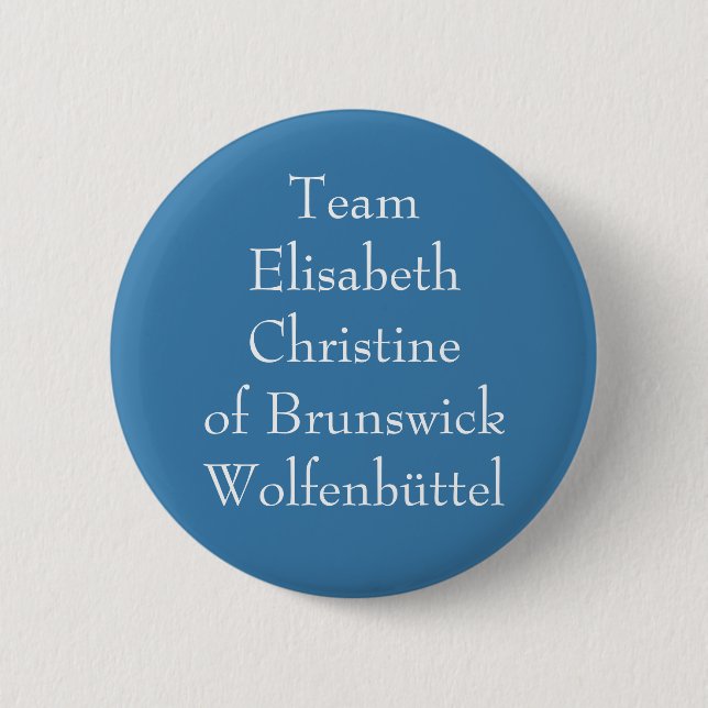 Team Elisabeth Christine från Brunswick Knapp (Framsida)