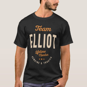 Team Elliot-livstidsmedlem - Namn Elliot T Shirt