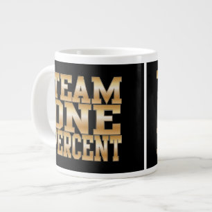 Team en procent, hämta Rik Jumbo Mugg