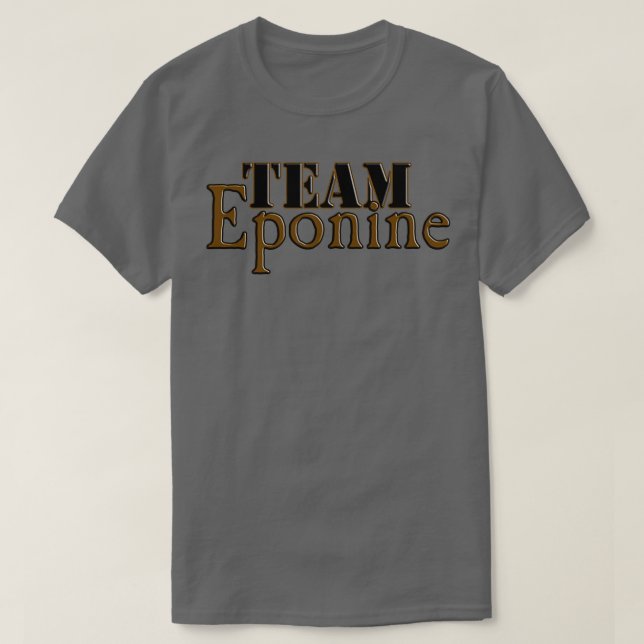 Team Eponine T Shirt (Design framsida)