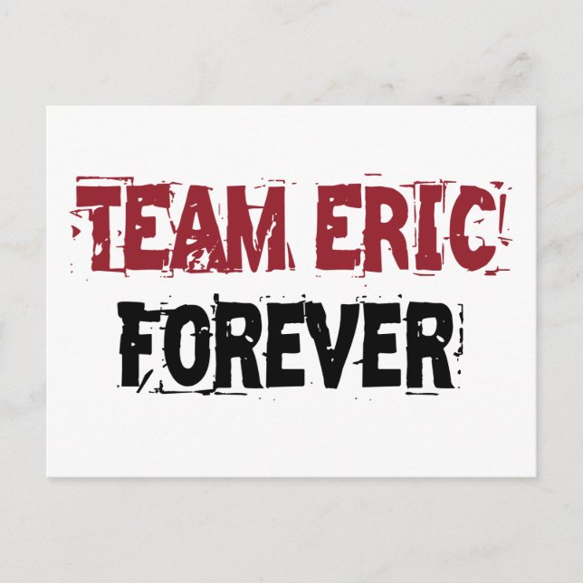 Team Eric Forever Vykort (Framsida)
