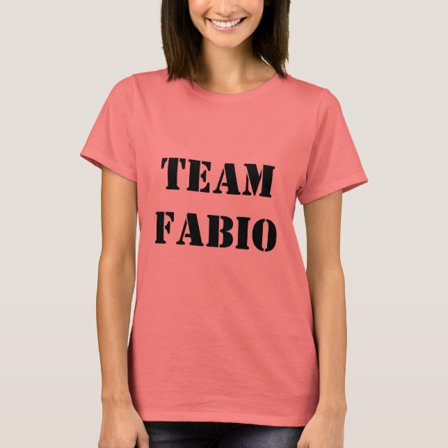 TEAM FABIO T SHIRT (Framsida)