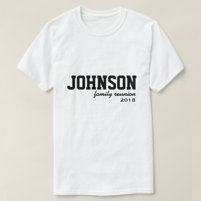 Team Family Reunion T-Shirt (Design framsida)