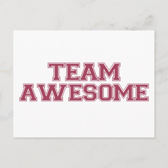 Team Fantastisk Vykort (Framsida)