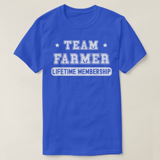 Team Farmer-livstidsmedlemskap för den underbara f T Shirt (Design framsida)