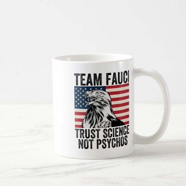 Team Fauci Anti Trump Dr. Anthony Fauci 2028 Premi Kaffemugg (Höger)