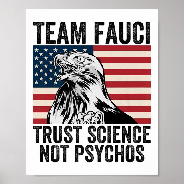 Team Fauci Anti Trump Dr. Anthony Fauci 2028 Premi Poster (Framsidan)