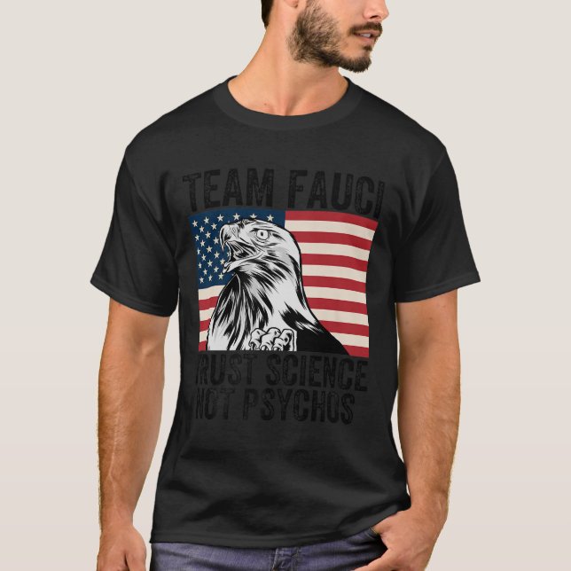 Team Fauci Anti Trump Dr. Anthony Fauci 2028 Premi T Shirt (Framsida)