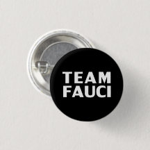 Team Fauci svartvit modern fetstil