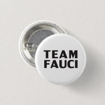 Team Fauci, vit svart, modern, fetstik typografi