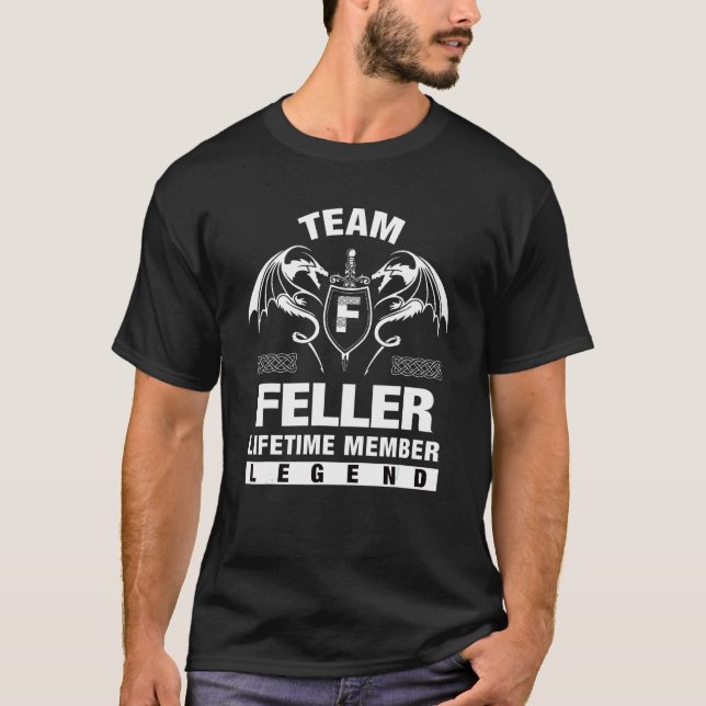 Team Feller-livstidsmedlem T Shirt (Framsida)