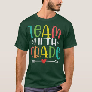 Team Femte Klass-läraren Student tillbaka till Sch T Shirt