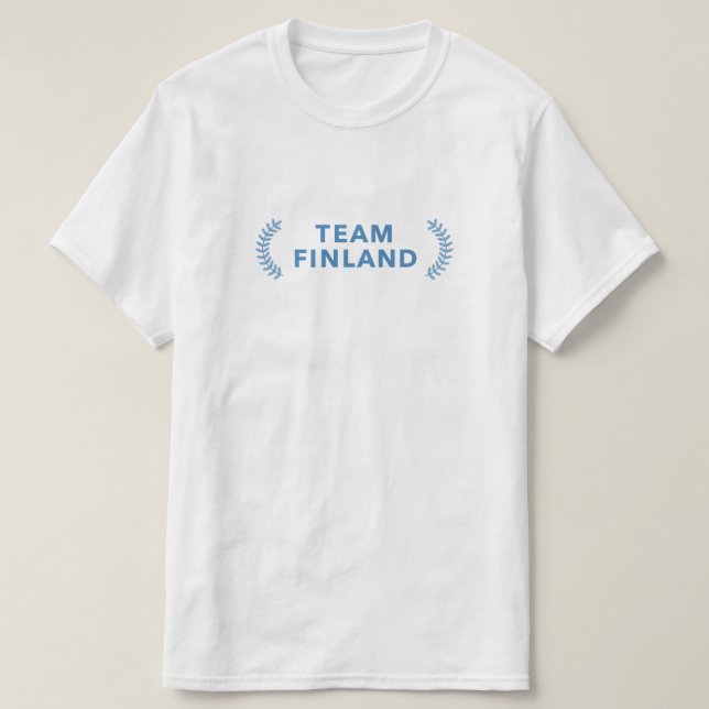 Team Finland T-Shirt Framsida (Design framsida)
