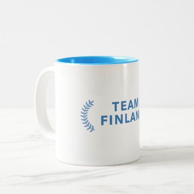 Team Finland Två-Tonad Mugg (Framsida vänster)