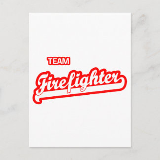 Team Firefighter Vykort
