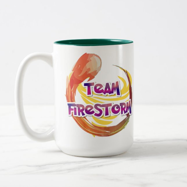 Team Fireparm Logotyp Mugg (Vänster)