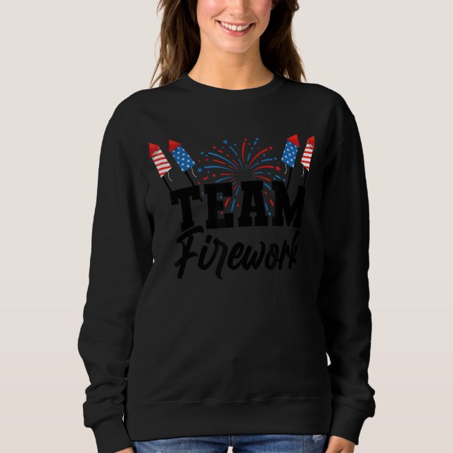 Team Fireworks Usa T Shirt (Framsida)