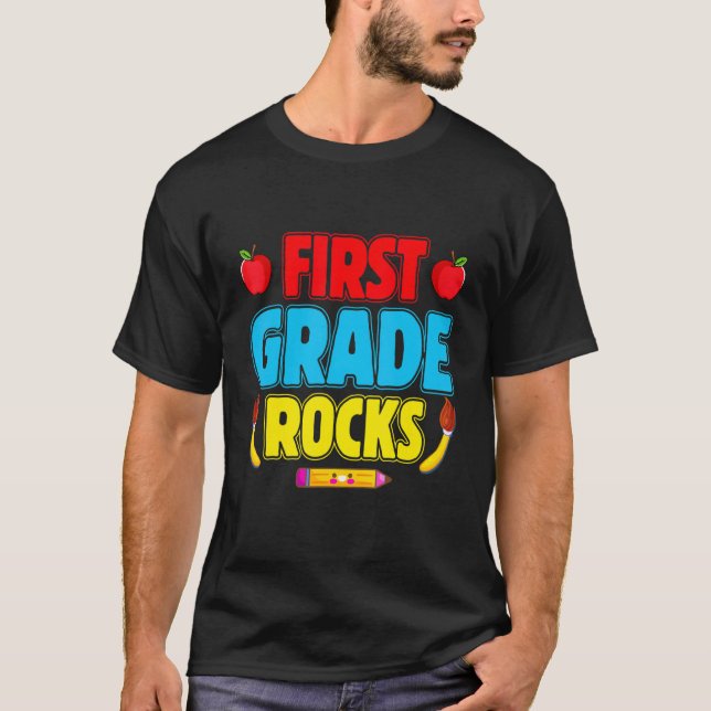 Team First Klass Hej 1:a Klass Sten tillbaka till  T Shirt (Framsida)