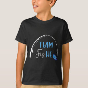 Team Fish he Shirt Fishing Gender Reveal Party Ann T