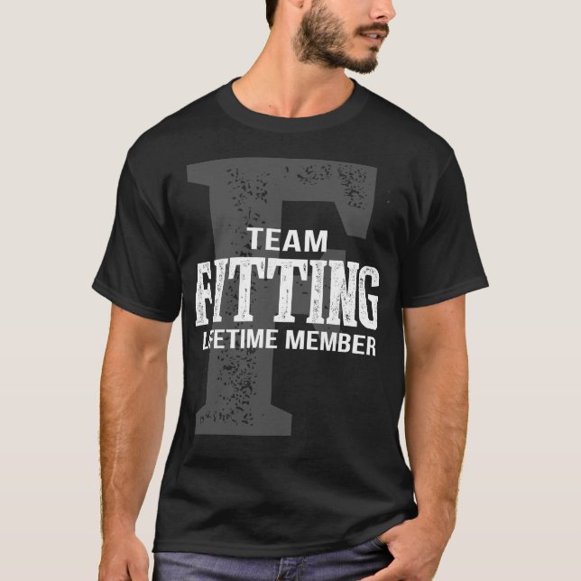Team FITTING-medlemmar för livstid T Shirt (Framsida)