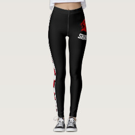 Team & Fläkt Black/Red/White Mascot Leggings