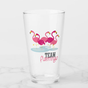 Team Flamingo Glaskopp