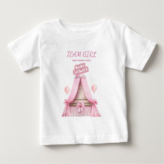 Team Flicka Bebisens Första Fest 2025 Familj Outfi T Shirt