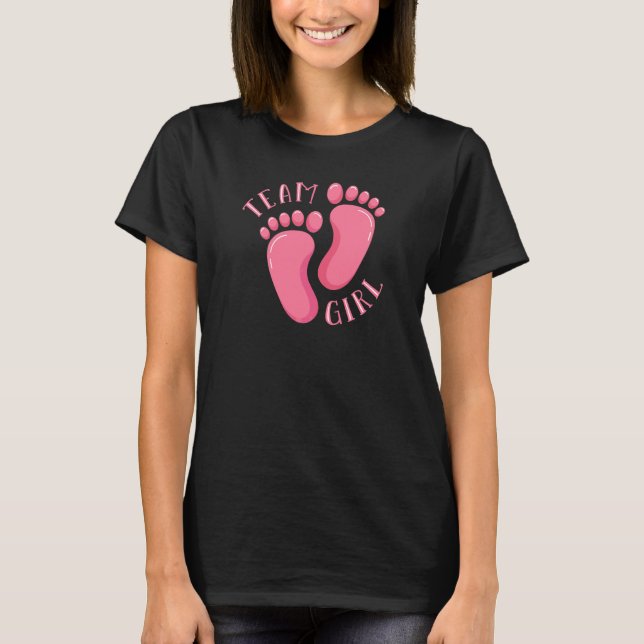 Team Flicka Könupptäckt T Shirt (Framsida)