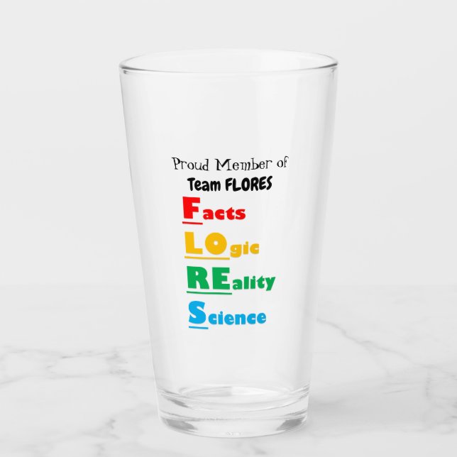 Team FLORES - Facts, Logical, Reality, Science Glaskopp (Framsida)