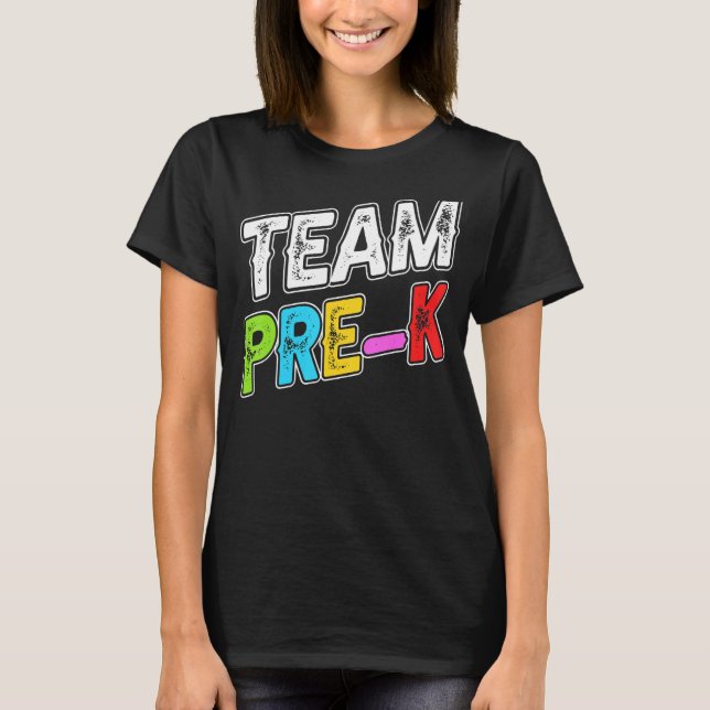 Team före K-aktiviteter som Bygger Retro Old Stude T Shirt (Framsida)