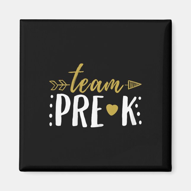 Team Förskola Förskolelärare Elev Pil  Magnet (Framsidan)