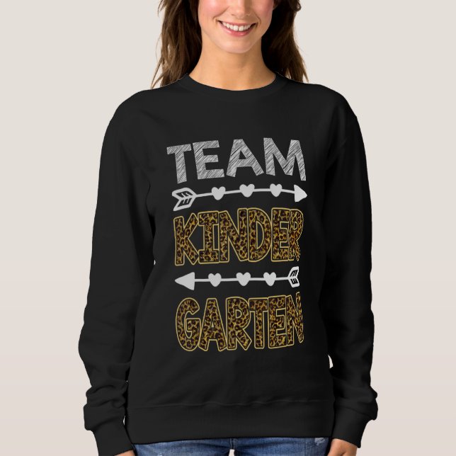 Team Förskoleklass Leopard  Lärare Tillbaka Till S T Shirt (Framsida)