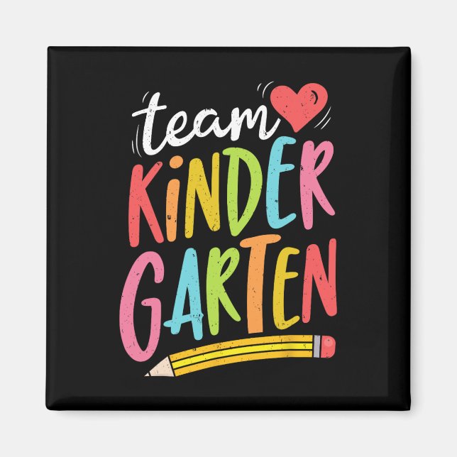 Team Förskolelärare Student Kul Byck Till Skolan Magnet (Framsidan)