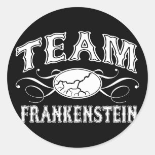 Team Frankenstein Runt Klistermärke