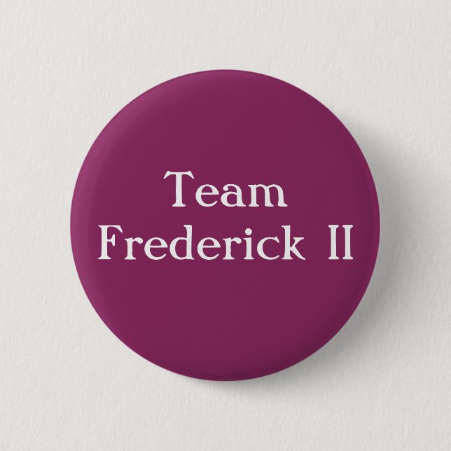 Team Frederick II Heliga Roman Emperor Knapp (Framsida)